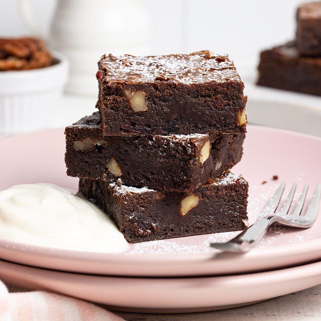 【美品】cmatmods BROWNIE Chocolate-macadamia-brownie-